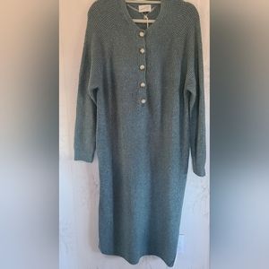 Universal‎ Thread Green Knit Sweater Dress